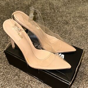 Brand New Transparent Heels